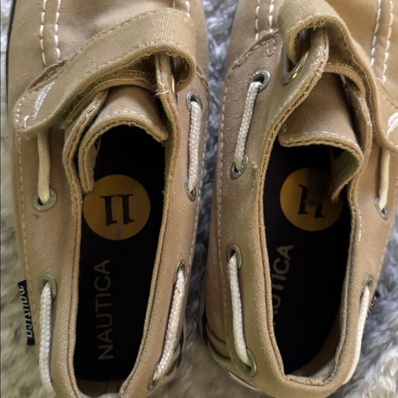 Nautica Beige Casual Boat Shoes - Picture 2 of 5